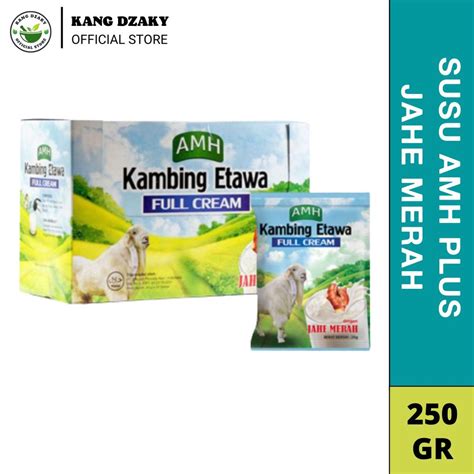 Jual Susu Kambing Etawa Amh Plus Jahe Merah Asli Amh Full Cream