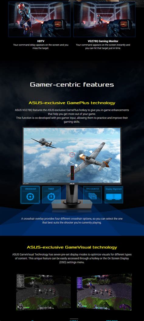 Buy ASUS VG278Q FHD 144Hz FreeSync 27in Gaming Monitor [VG278Q] | PC ...