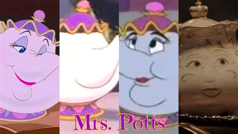 Mrs Potts Beauty And The Beast Evolution In Movies Tv