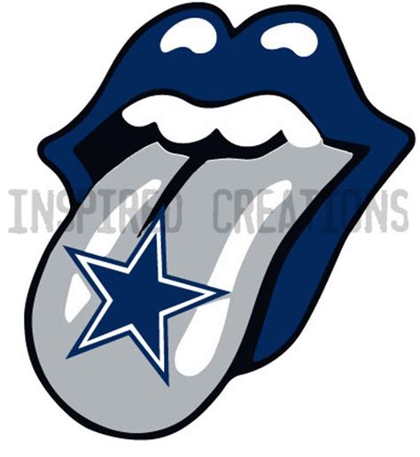 Cowboy Lips Etsy Dallas Cowboys Wallpaper Dallas Cowboys Logo