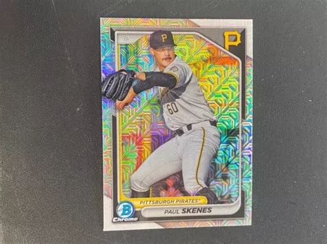 Paul Skenes Bowman Chrome M Ga Bo Te R Fracteur Rc Pittsburgh