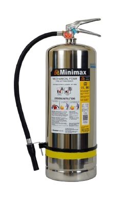 Mechanical Foam Afff Type Stored Pressure Fire Extinguishers Minimax