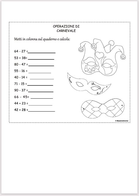 Matematica A Carnevale