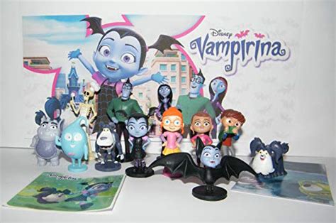 Toys & Play Disney Vampirina Deluxe Figure Set of 14 Toy Kit with 12 ...