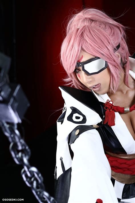 Nonsummerjack Guilty Gear Baiken Naked Cosplay Asian Photos