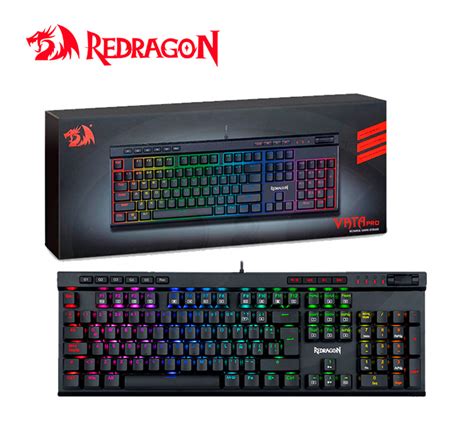 TECLADO REDRAGON VATA PRO RGB MECANICO SWITCH BROWN SPANISH PN