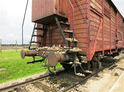 Rocks Placed On Cattle Car At Birkenau Kanannie Flickr