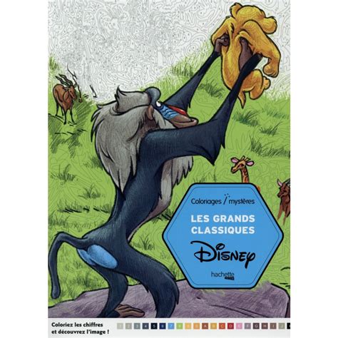 Disney Coloriages mystères Les grands classiques Disney