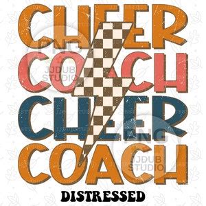 Cheer Coach Png Cheerleader Sublimation Design Cheerleading Png