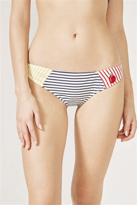 Patch Slip Bikini Altı PLLTWMET18IY STR Çizgili Penti