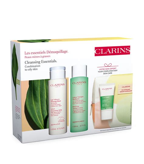 Clarins Cleansing Trousse Gift Set For Combination To Oily Skin