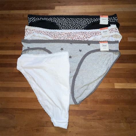 Jenni Women S Lace Trim Bikini Underwear XXL Panty 4 Pack EBay