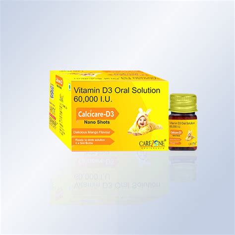 CALCICARE-D3 NANO SHOTS - Carezone Healthcare