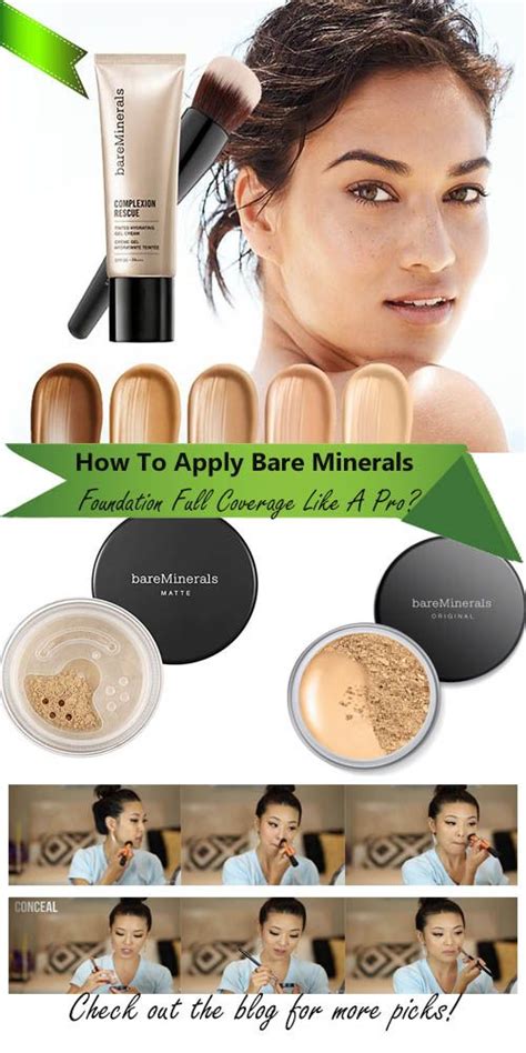 How To Apply Bare Minerals Foundation Powder