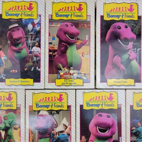 VINTAGE BARNEY & Friends VHS Lot Of 7 Time Life Video 1992 $135.66 - PicClick AU