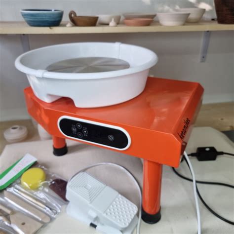 Гончарный круг Трио Сенсор оранжевый