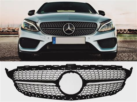 K Hlergrill Frontgrill F R Mercedes C Klasse W S Grill Diamant