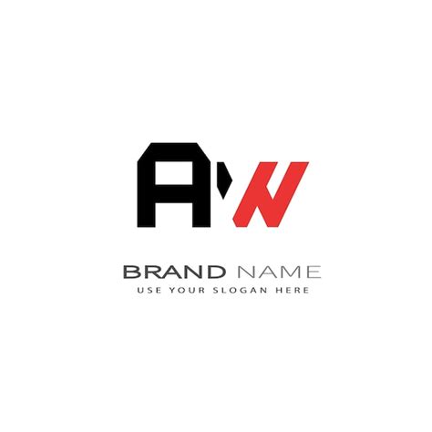 Premium Vector Aw Letter Aw Logo Design