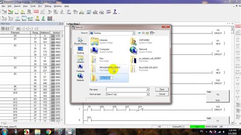 Dowload Program Plc Koyo Direct Logic 205 Youtube