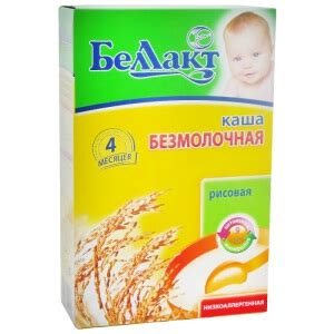 Безмолочные каши для первого прикорма