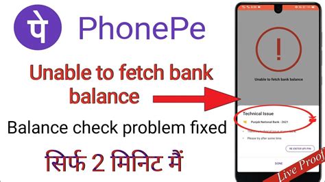 Phonepe Balance Check Problem Technical Issues In Phonepe Unable To