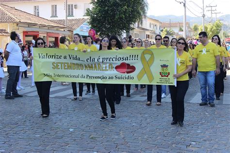 Setembro Amarelo foi evidenciado durante Desfile Cívico Município de