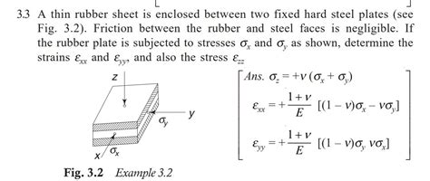 Solved 3 3 A Thin Rubber Sheet Is Enclosed Between Two Fixed Chegg