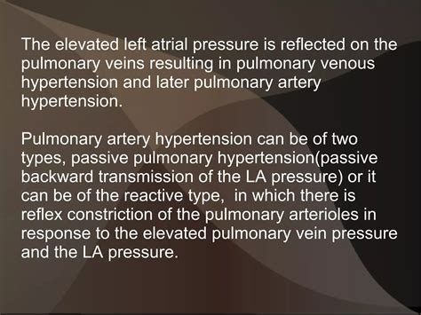 Mitral Stenosis Hemodynamics And Pathophysiology Ppt