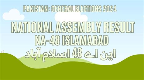 Result NA 48 Islamabad Vote Counting Winner 2024 Political