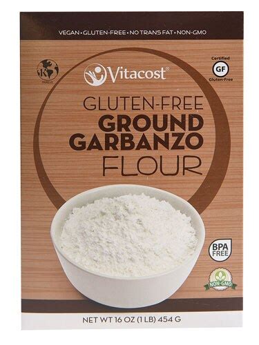 Vitacost Certified Gluten Free Ground Garbanzo Flour Oz Vitacost