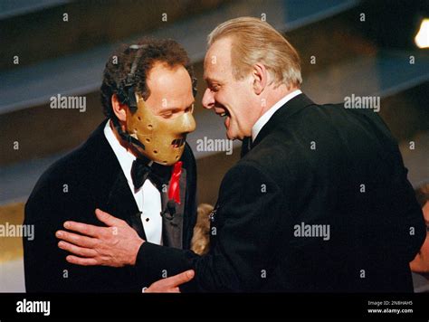 Oscar Host Billy Crystal Dons A Hannibal The Cannibal Mask Left In