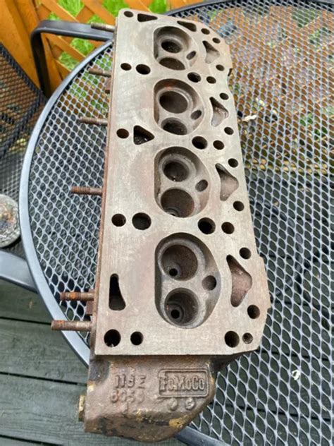 Ford Cortina Mk Gt J Cylinder Head Pre Cross Flow Picclick Uk