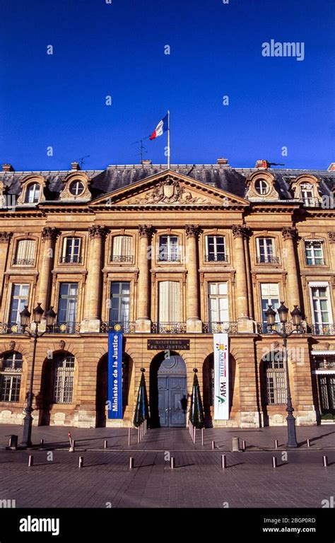 The Ministere De La Justice building in Paris, France Stock Photo - Alamy