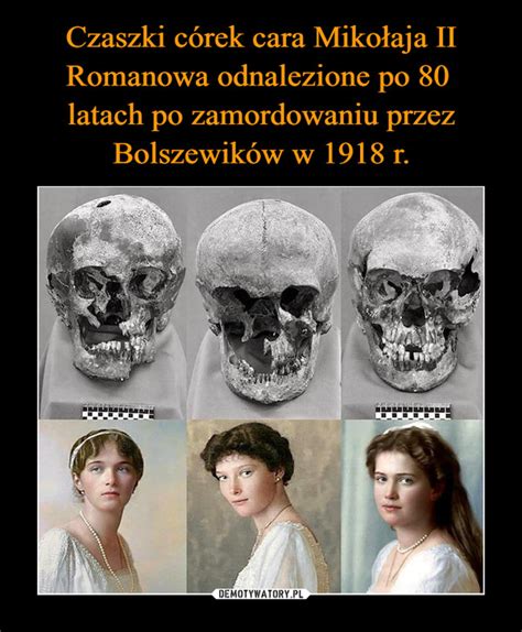 Czaszki C Rek Cara Miko Aja Ii Romanowa Odnalezione Po Latach Po