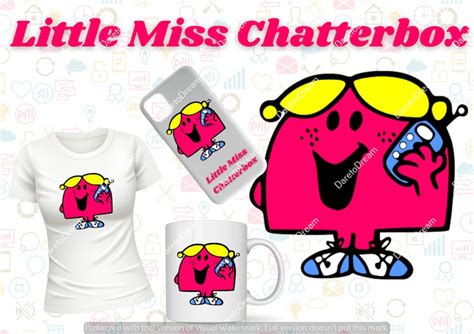 Little Miss Mr Men Svg Png Dxf Files Cricut Silhouette Sublimation Clipart Stickers