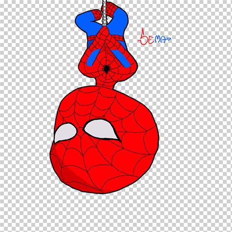 Hombre araña dibujando carácter chibi hombre araña Red de