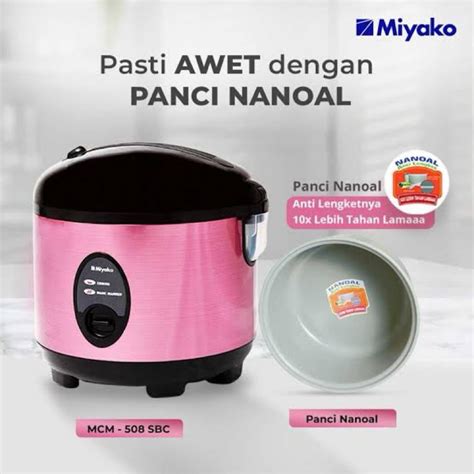 Jual Miyako Inner Nanoal Panci Magic Ukuran L L L Hanya