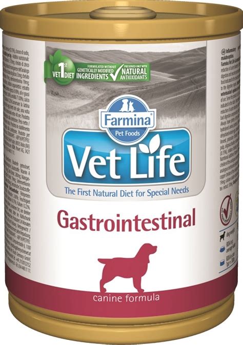 Farmina Vet Life Dog Gastrointestinal puszka dla psa schorzenia żołądka ...