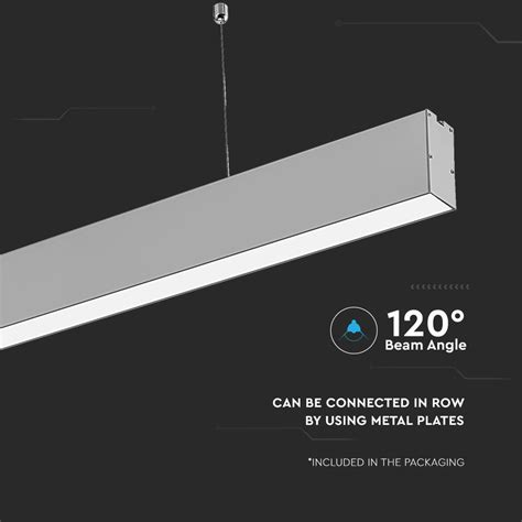 Oprawa Liniowa Led W Linear Srebrna Vt S Eled