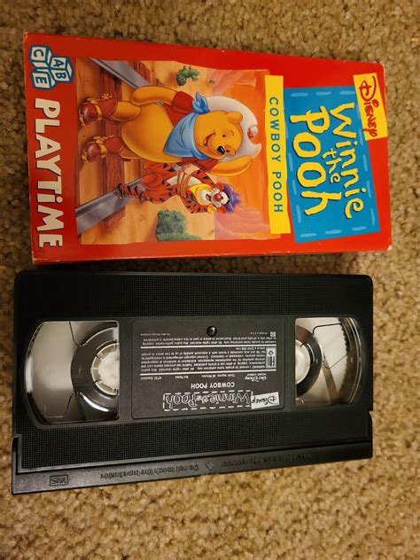 Vhs Winnie The Pooh Pooh Playtime Cowboy Grelly Usa