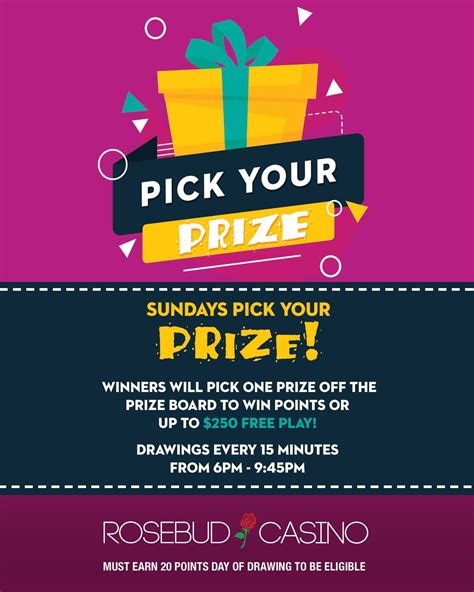 Pick Your Prize — Rosebud Casino