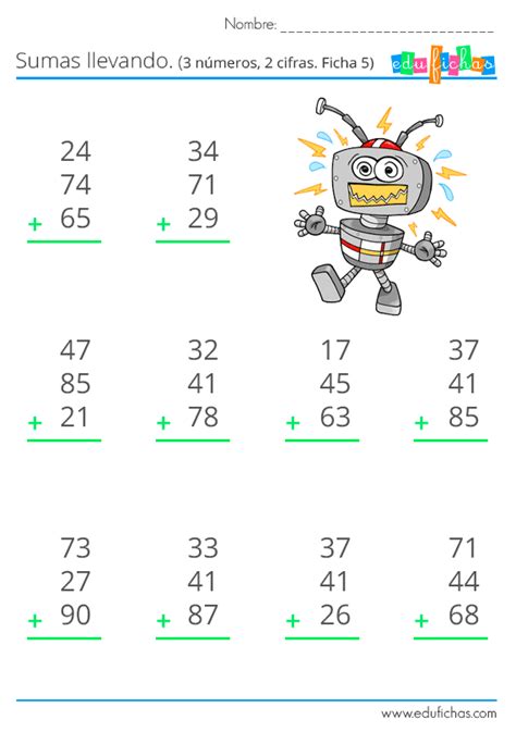 Fichas De Sumas Faciles Abc Fichas B2d Artofit