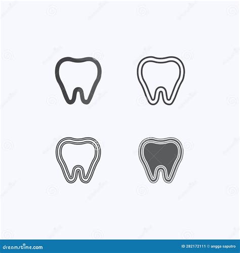 Dental Logo Design Vector Template Creative Dentist Logo Stock