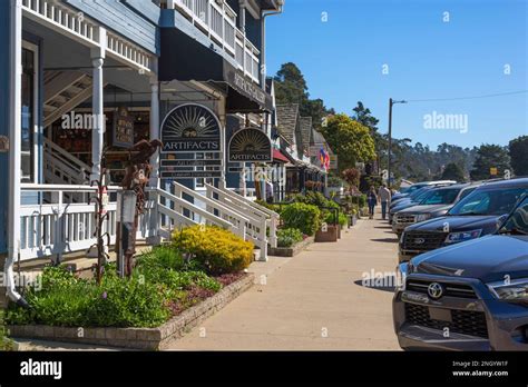 Downtown Cambria California Stock Photo - Alamy