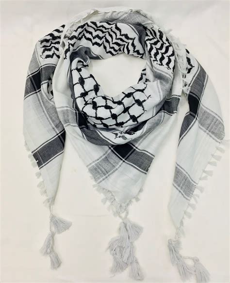 Traditional Palestinian Scarf Cotton Keffiyeh Shemagh Etsy