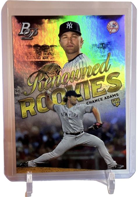 2019 Topps Bowman Platinum Chance Adams Renowned Rookies RC Card RR 8