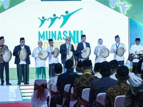 Presiden Jokowi Resmi Buka Munas Konbes NU 2023 Di Jakarta