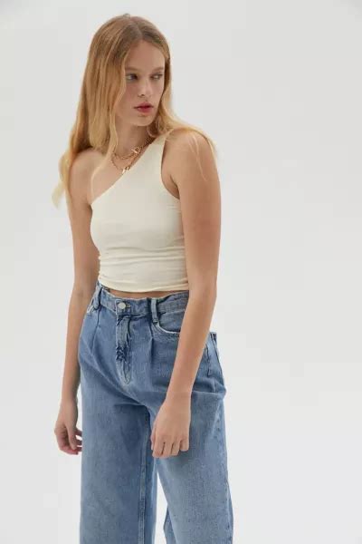 Uo Ophelia One Shoulder Top Urban Outfitters