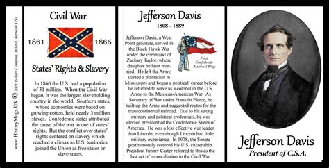 Davis, Jefferson - Civil War - C.S.A. President - HistoryMugs.us