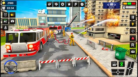 Real Fire Truck Driving Simulator New Fire Fighting Fireman S